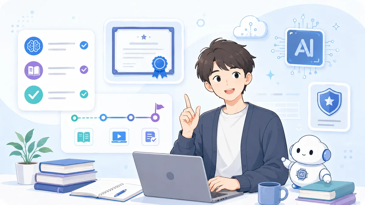 生成AI資格はどれから取るべき？初心者向けおすすめ5選と選び方【2026年版】のアイキャッチ画像
